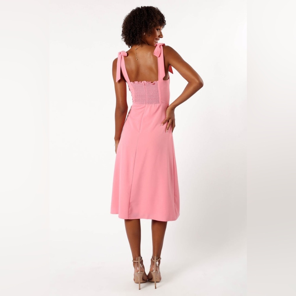 Petal & pup tie strap midi dress nwot - Picture 4 of 7